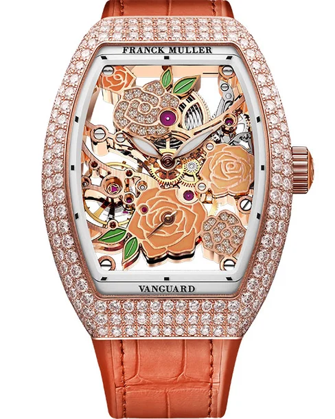 Vanguard Rose Skeleton - Cortina Watch Singapore