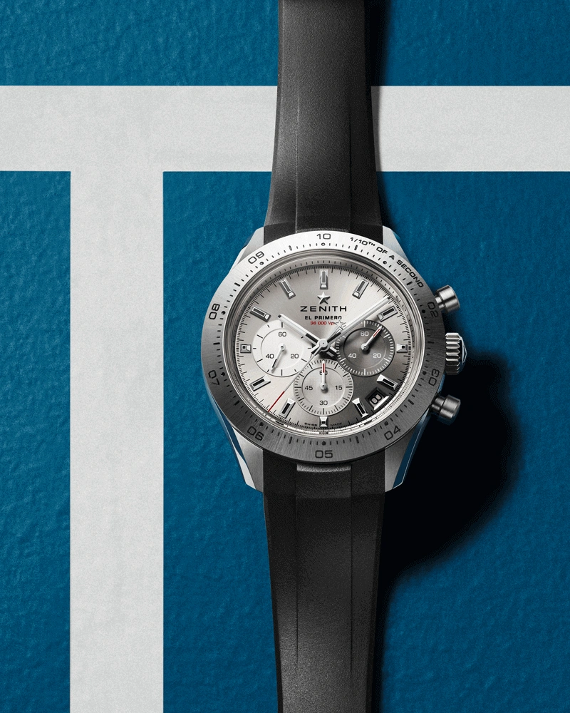 Zenith Unveils Chronomaster Sport in Titanium & New Line of Integrated Rubber Straps - Cortina Watch Singapore