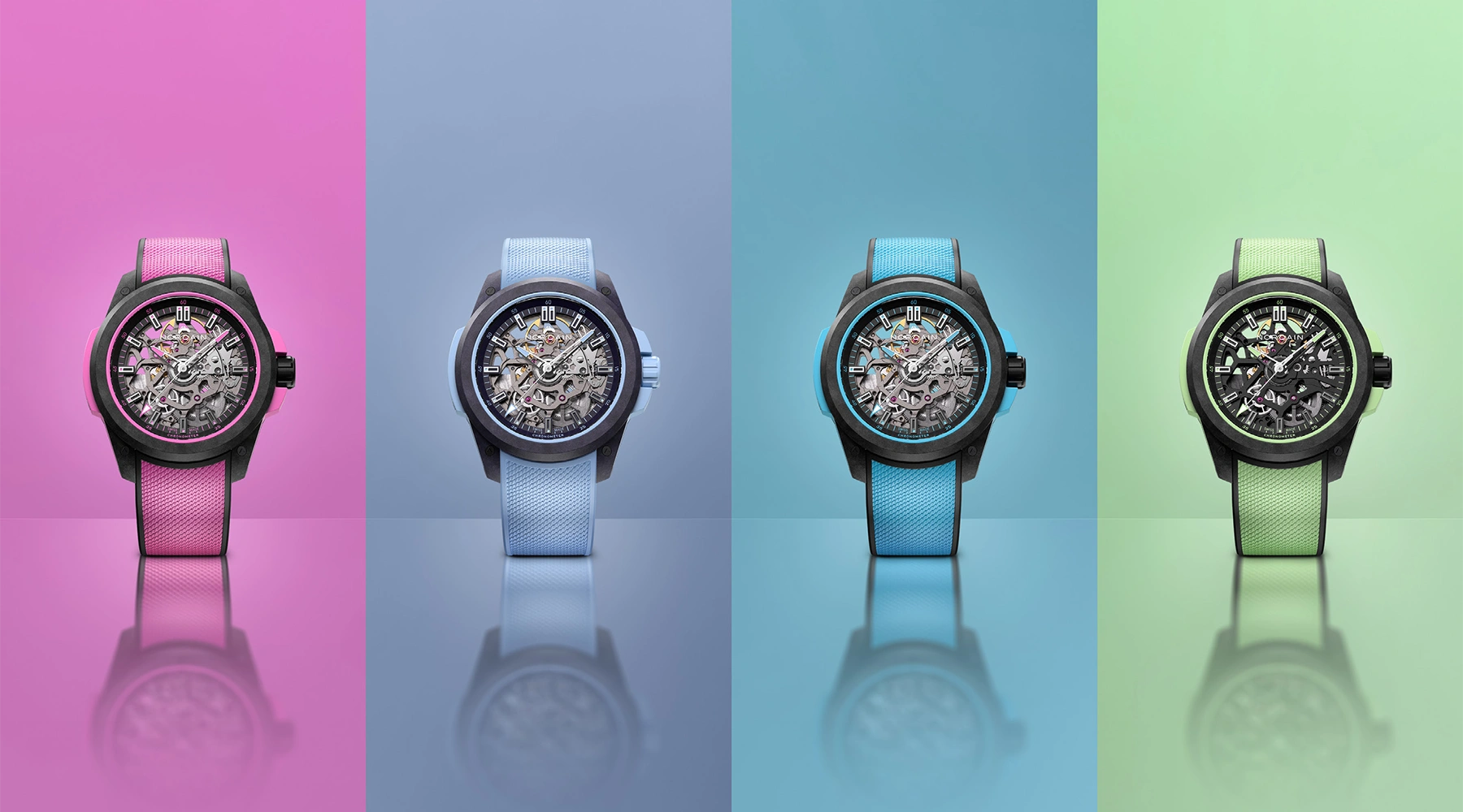 NORQAIN Unveils the Wild ONE Skeleton 39mm in Four Vibrant Colours - Cortina Watch Singapore