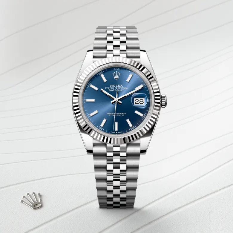 Rolex Datejust in White Rolesor - combination of Oystersteel and white gold, M126334-0002 - Cortina Watch Singapore