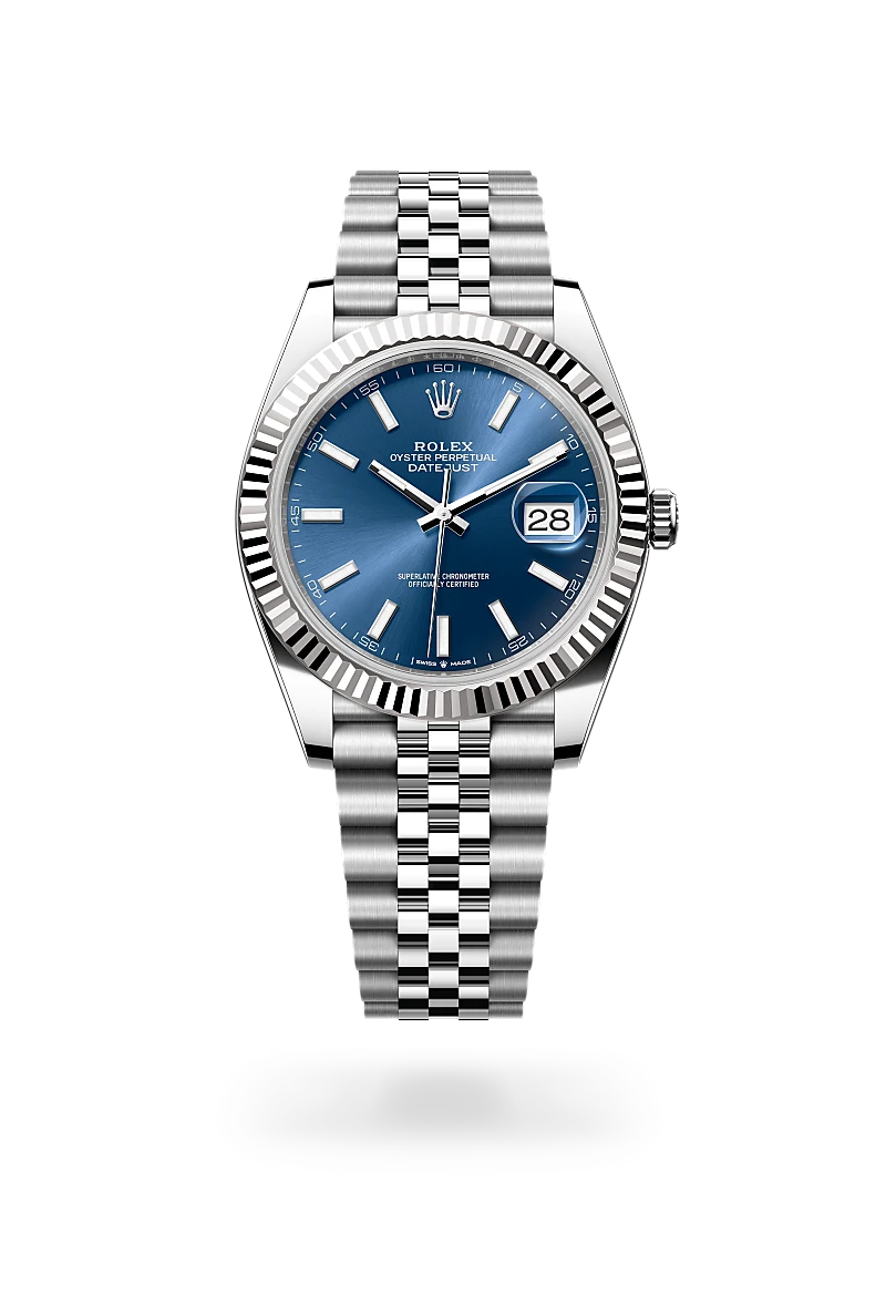 Rolex Datejust in White Rolesor - combination of Oystersteel and white gold, M126334-0002 - Cortina Watch Singapore