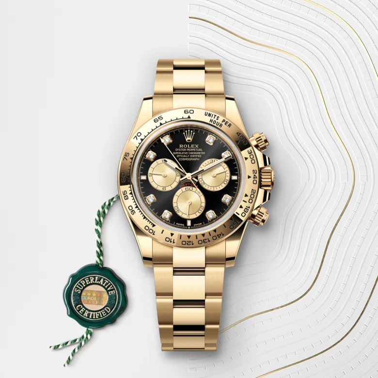 Rolex Cosmograph Daytona in 18 ct yellow gold, M126508-0003 - Cortina Watch Singapore
