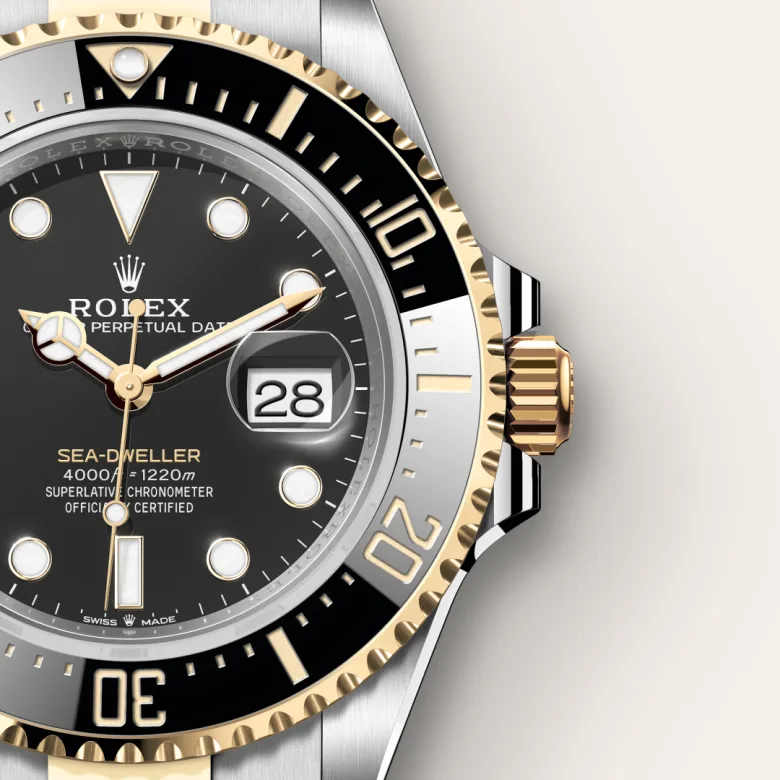 Rolex Sea-Dweller in Yellow Rolesor - combination of Oystersteel and yellow gold, M126603-0001 - Cortina Watch Singapore