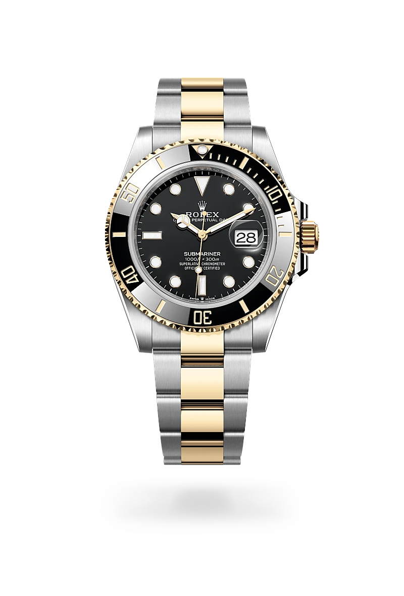 Rolex Submariner in Yellow Rolesor - combination of Oystersteel and yellow gold, M126613LN-0002 - Cortina Watch Singapore