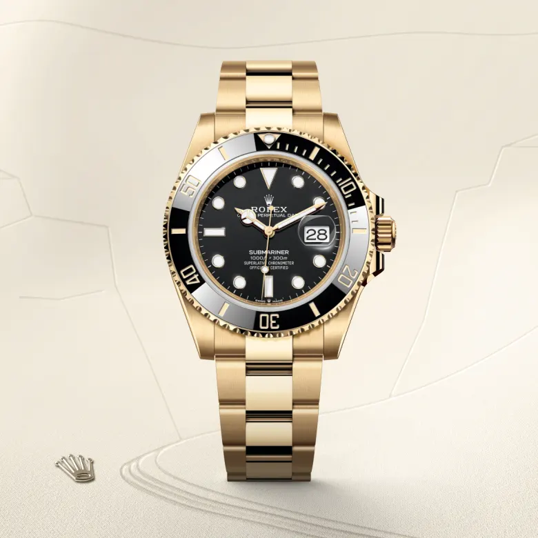 Rolex Submariner in 18 ct yellow gold, M126618LN-0002 - Cortina Watch Singapore