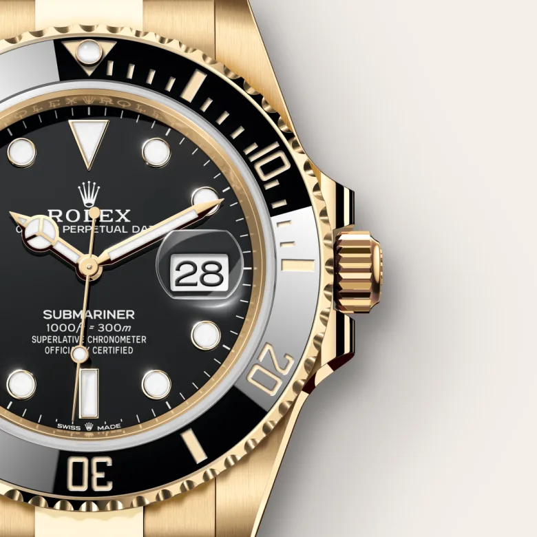 Rolex Submariner in 18 ct yellow gold, M126618LN-0002 - Cortina Watch Singapore