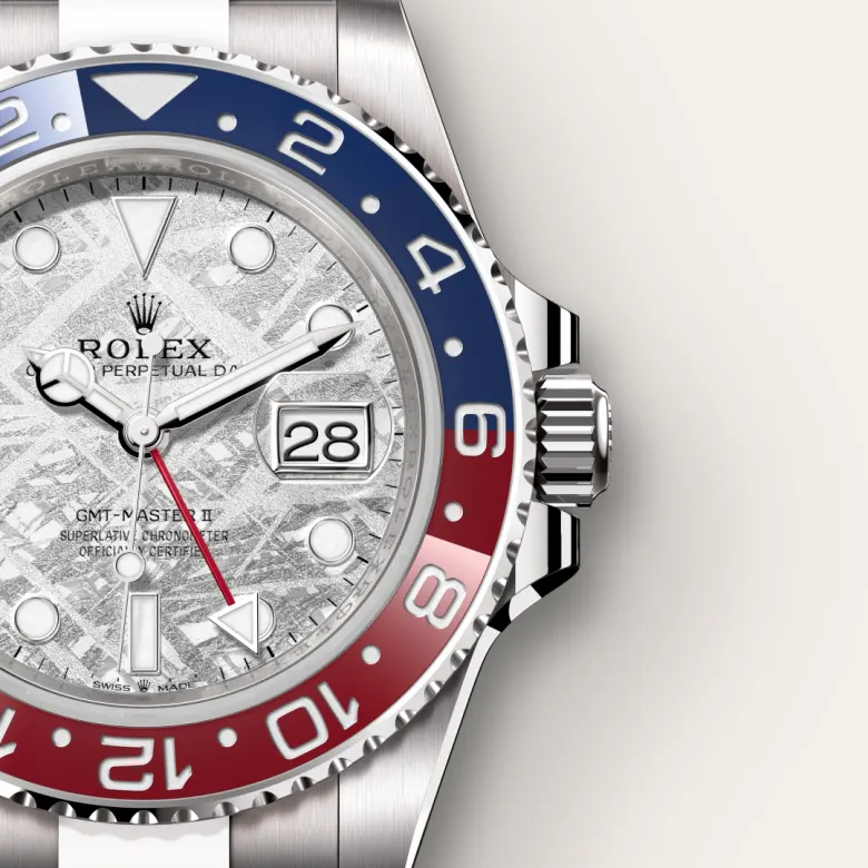 Rolex GMT-Master II in 18 ct white gold, M126719BLRO-0002 - Cortina Watch Singapore