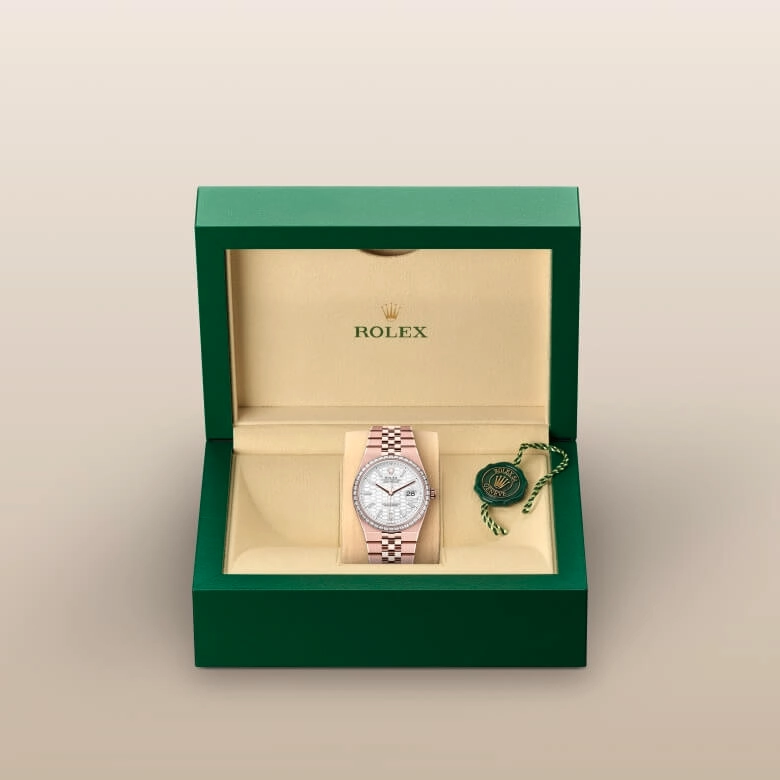 Rolex Land-Dweller in 18 ct Everose gold, M127285TBR-0002 - Cortina Watch Singapore