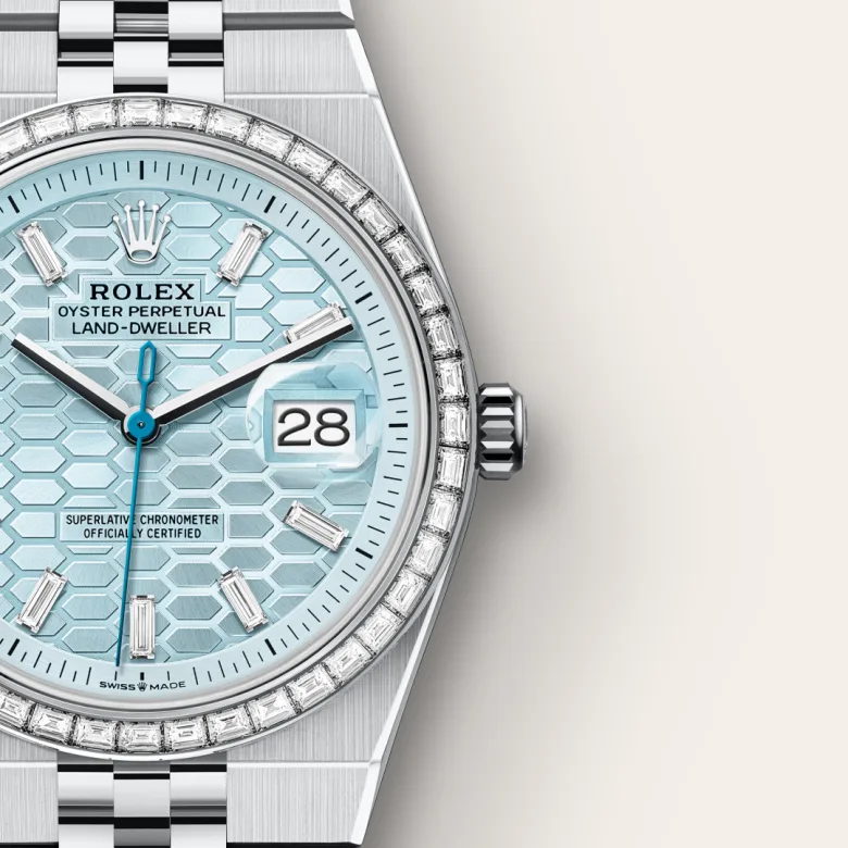 Rolex Land-Dweller in Platinum, M127286TBR-0001 - Cortina Watch Singapore