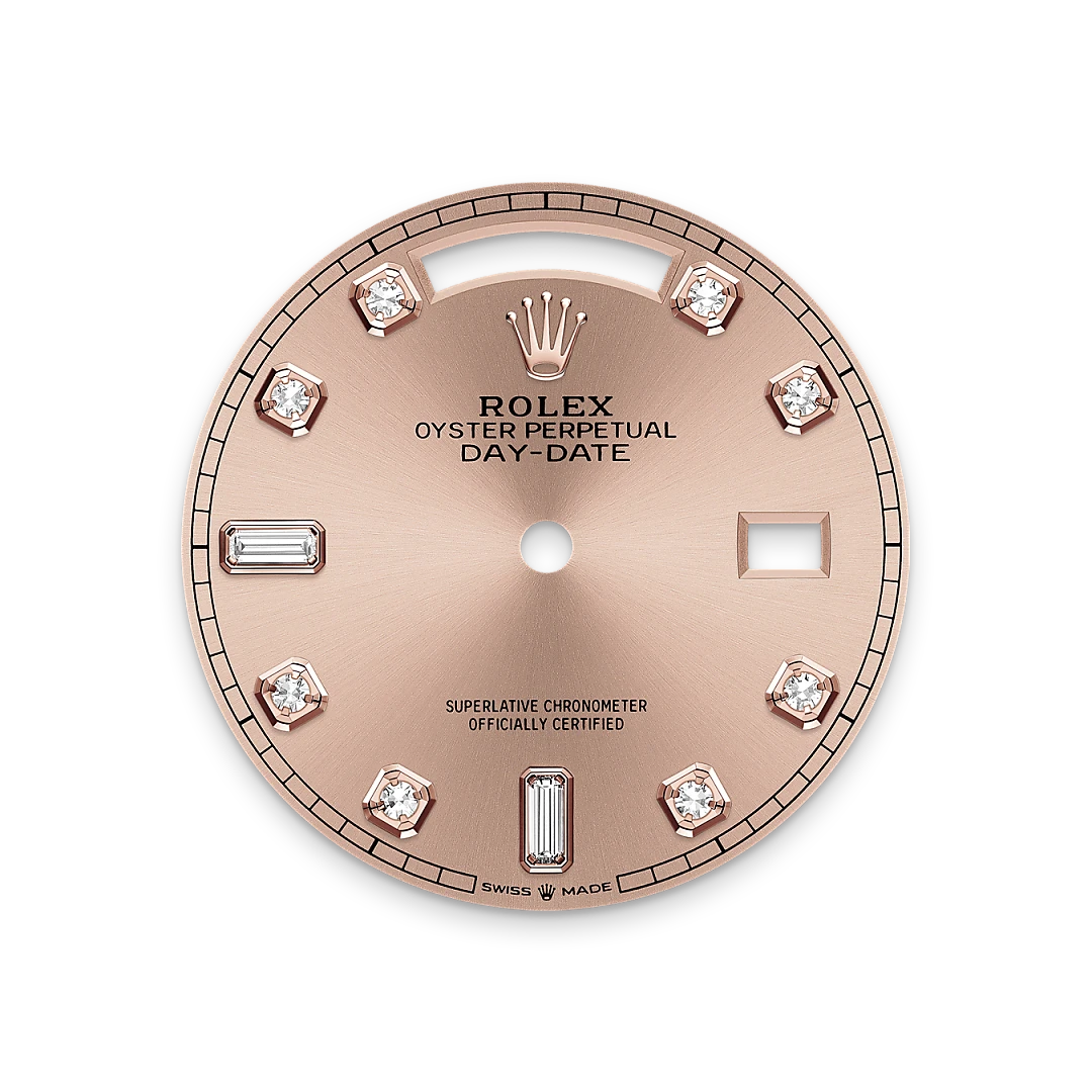 Rolex Day-Date in 18 ct Everose gold, M128235-0009 - Cortina Watch Singapore
