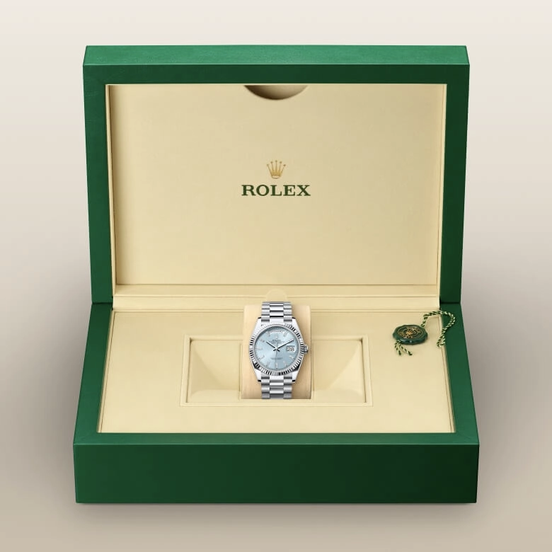 Rolex Day-Date in Platinum, M128236-0009 - Cortina Watch Singapore