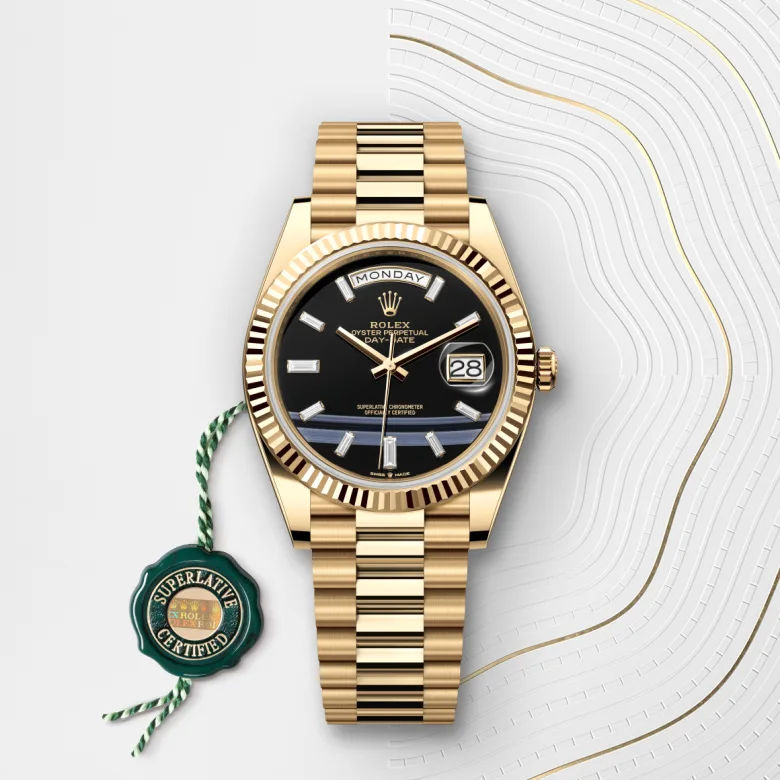 Rolex Day-Date in 18 ct yellow gold, M228238-0059 - Cortina Watch Singapore