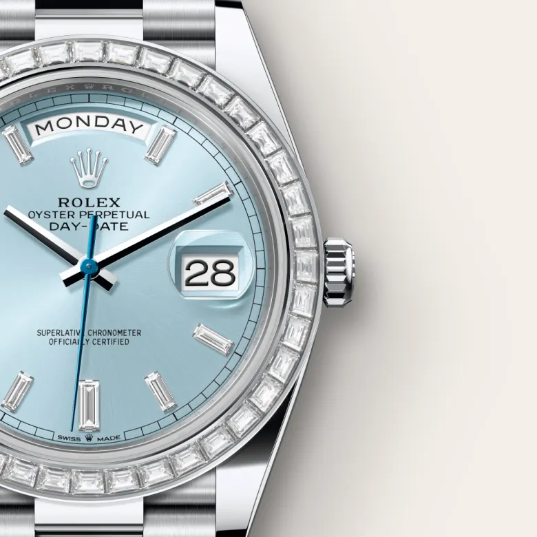 Rolex Day-Date in Platinum, M228396TBR-0002 - Cortina Watch Singapore