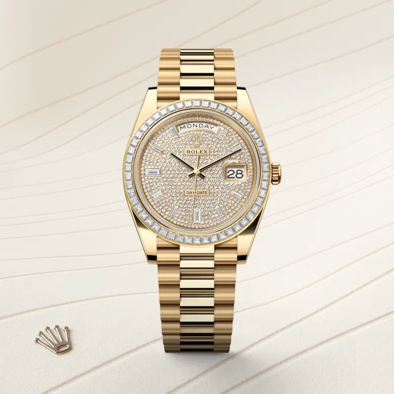 Rolex Day-Date in 18 ct yellow gold, M228398TBR-0036 - Cortina Watch Singapore