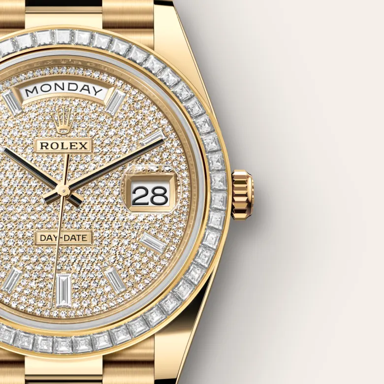 Rolex Day-Date in 18 ct yellow gold, M228398TBR-0036 - Cortina Watch Singapore