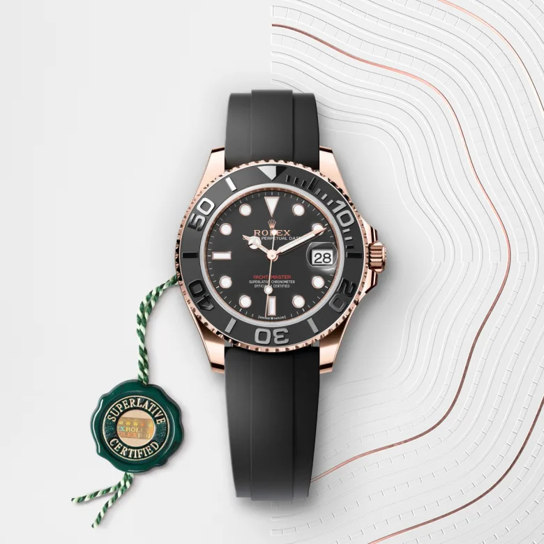 Rolex Yacht-Master in 18 ct Everose gold, M268655-0017 - Cortina Watch Singapore