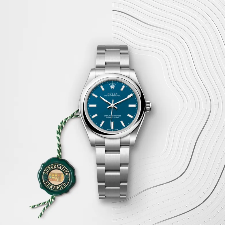 Rolex Oyster Perpetual in Oystersteel, M277200-0017 - Cortina Watch Singapore
