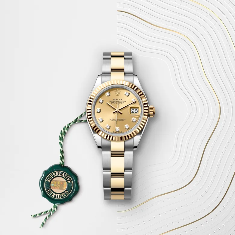 Rolex Lady-Datejust in Yellow Rolesor - combination of Oystersteel and yellow gold, M279173-0012 - Cortina Watch Singapore