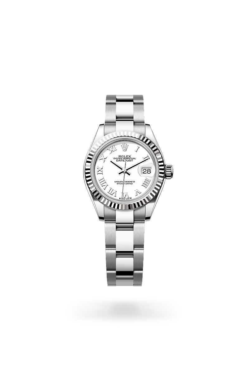 Rolex Lady-Datejust in White Rolesor - combination of Oystersteel and white gold, M279174-0020 - Cortina Watch Singapore