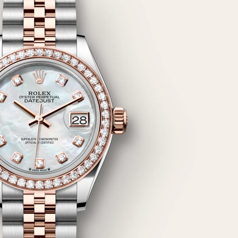 Rolex Lady-Datejust in Everose Rolesor - combination of Oystersteel and Everose gold, M279381RBR-0013 - Cortina Watch Singapore