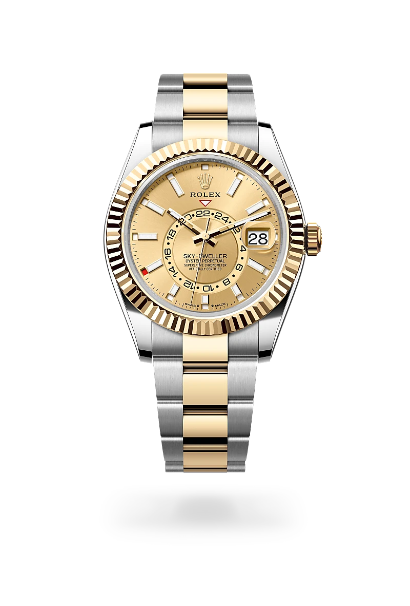 Rolex Sky-Dweller in Yellow Rolesor - combination of Oystersteel and yellow gold, M336933-0001 - Cortina Watch Singapore