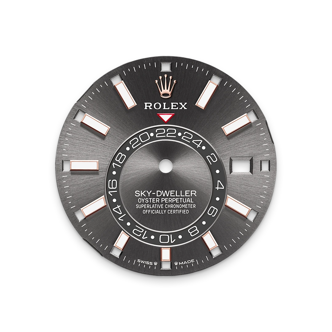 Rolex Sky-Dweller in 18 ct Everose gold, M336935-0008 - Cortina Watch Singapore