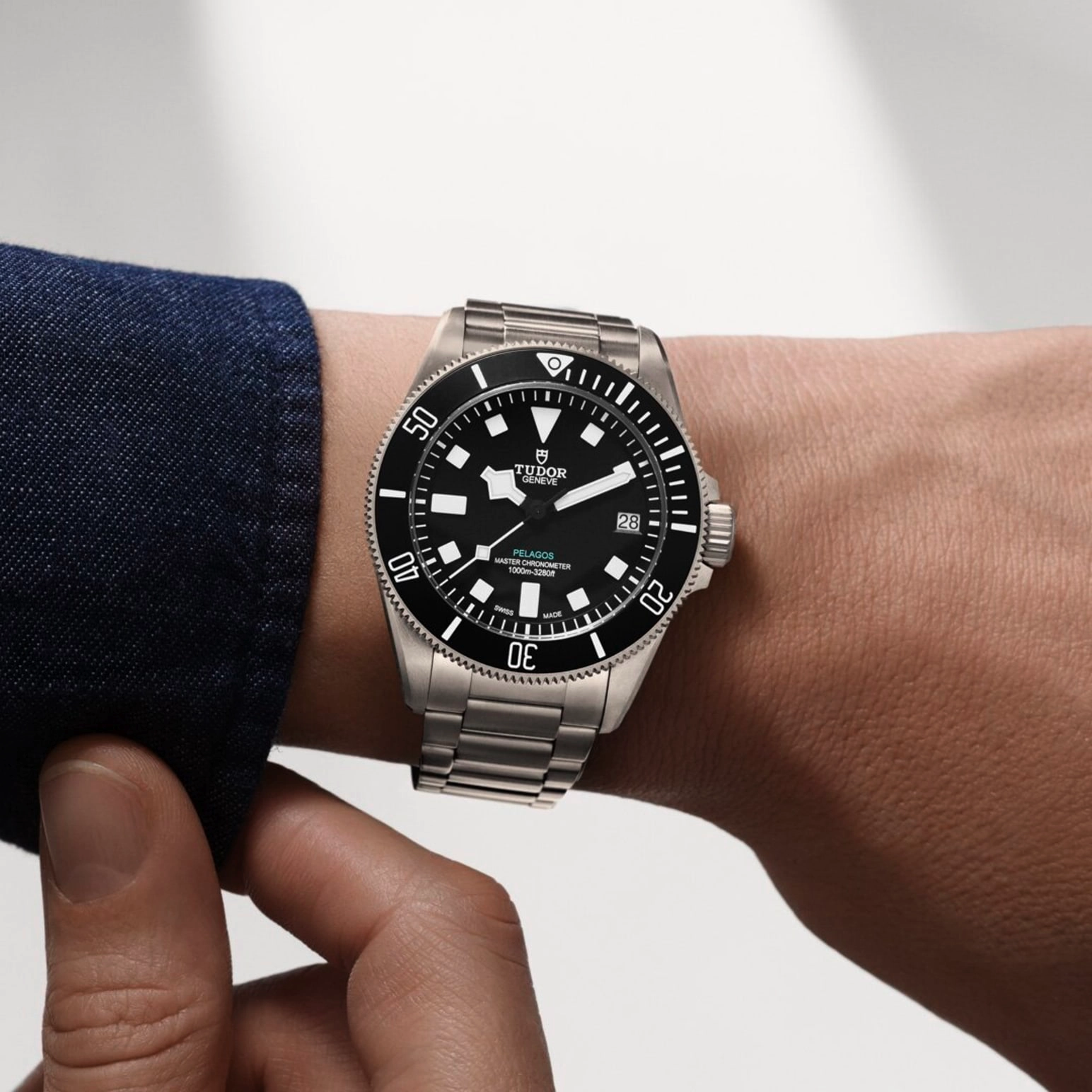 TUDORPelagos UltraPelagos43mm titanium case with satin finish and helium escape valve - M2543C1A7NU-0001 at Cortina Watch Singapore