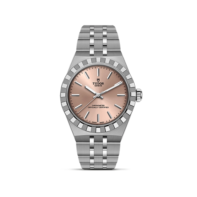 TUDOR帝舵皇家系列TUDOR Royal磨光及磨砂不锈钢表壳，直径30毫米 - M2830A1A0-0003 at Cortina Watch Singapore