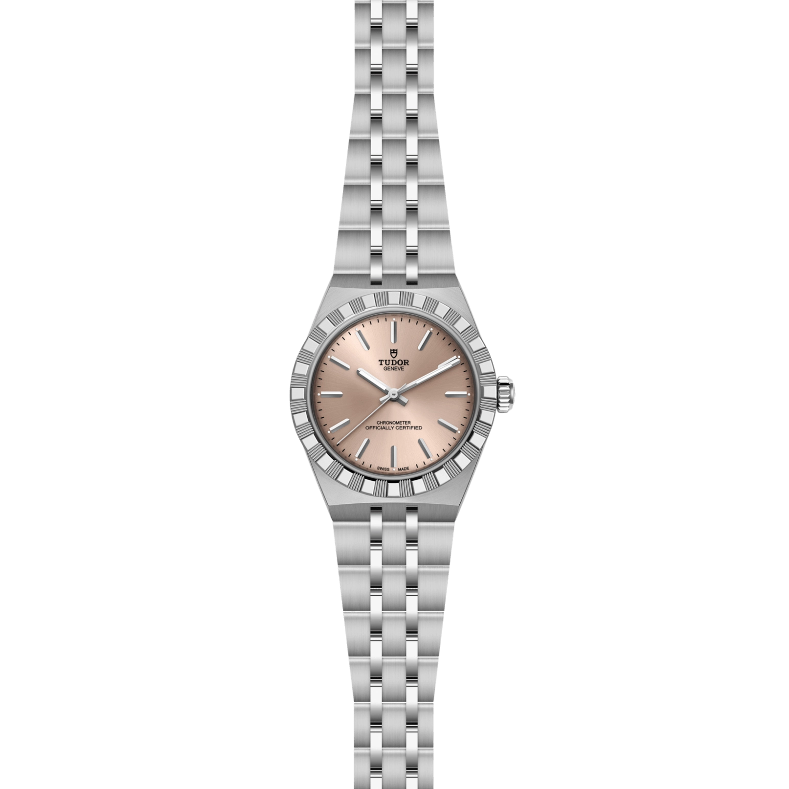 TUDOR帝舵皇家系列TUDOR Royal磨光及磨砂不锈钢表壳，直径30毫米 - M2830A1A0-0003 at Cortina Watch Singapore