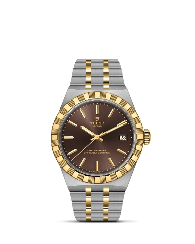 TUDORTUDOR RoyalTUDOR Royal36mm stainless steel and yellow gold case, with polished and satin finish - M2836C1A3-0001 at Cortina Watch Singapore