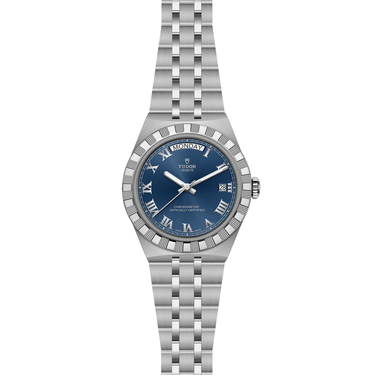 TUDOR帝舵皇家系列TUDOR Royal磨光及磨砂不锈钢表壳，直径40毫米 - M2840D1A0-0002 at Cortina Watch Singapore