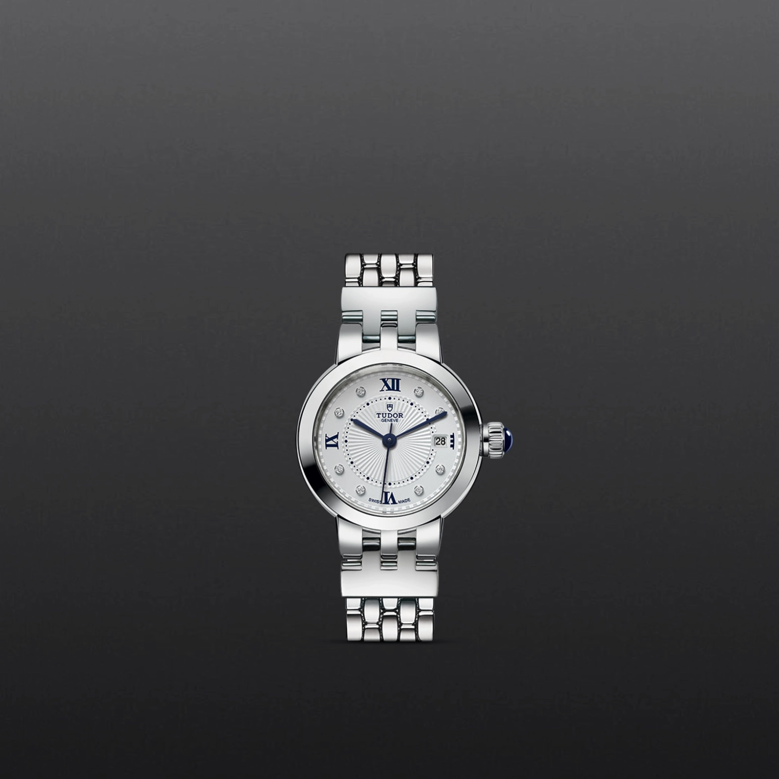 TUDORClair de RoseClair de Rose26mm steel case with polished finish - M35200-0004 at Cortina Watch Singapore