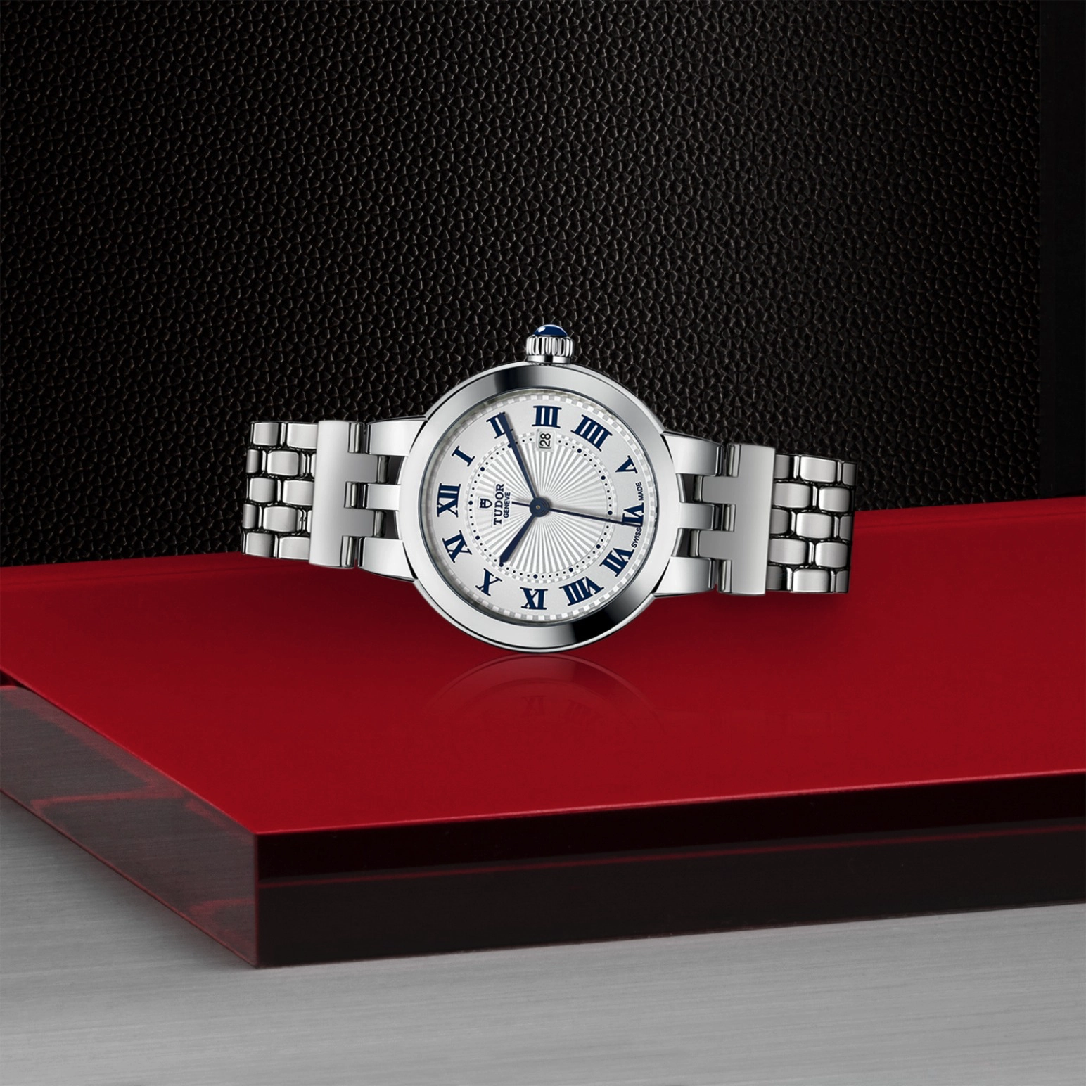 TUDORClair de RoseClair de Rose30mm steel case with polished finish - M35500-0001 at Cortina Watch Singapore