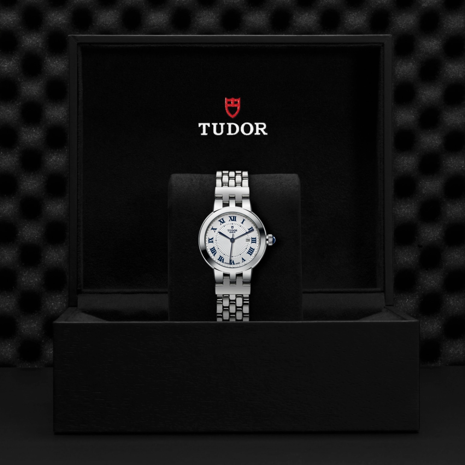 TUDORClair de RoseClair de Rose30mm steel case with polished finish - M35500-0001 at Cortina Watch Singapore
