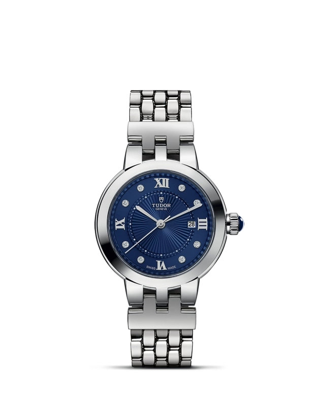 TUDOR玫瑰系列Clair de Rose磨光钢表壳，直径30毫米 - M35500-0010 at Cortina Watch Singapore