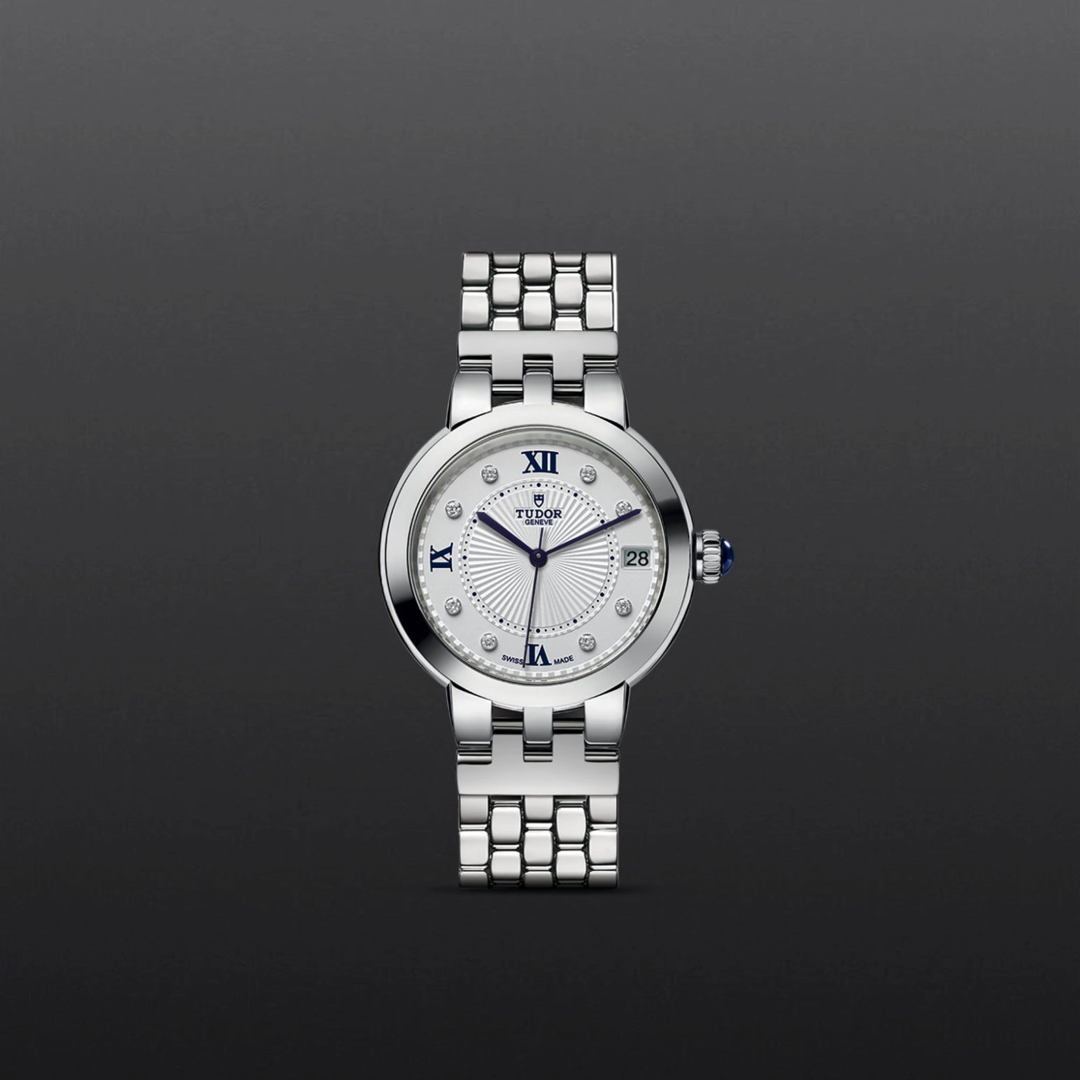 TUDORClair de RoseClair de Rose34mm steel case with polished finish - M35800-0004 at Cortina Watch Singapore