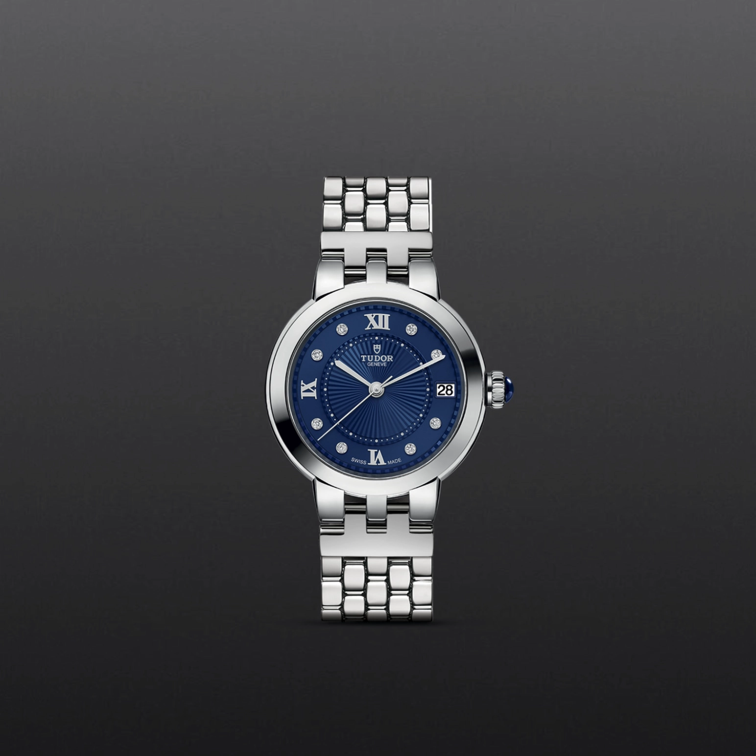 TUDORClair de RoseClair de Rose34mm steel case with polished finish - M35800-0010 at Cortina Watch Singapore