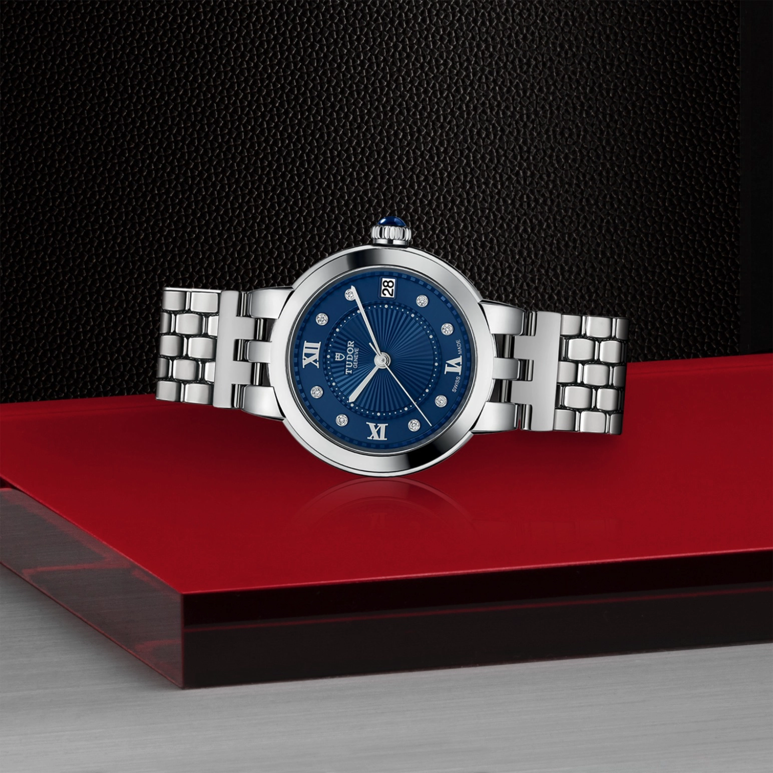 TUDORClair de RoseClair de Rose34mm steel case with polished finish - M35800-0010 at Cortina Watch Singapore