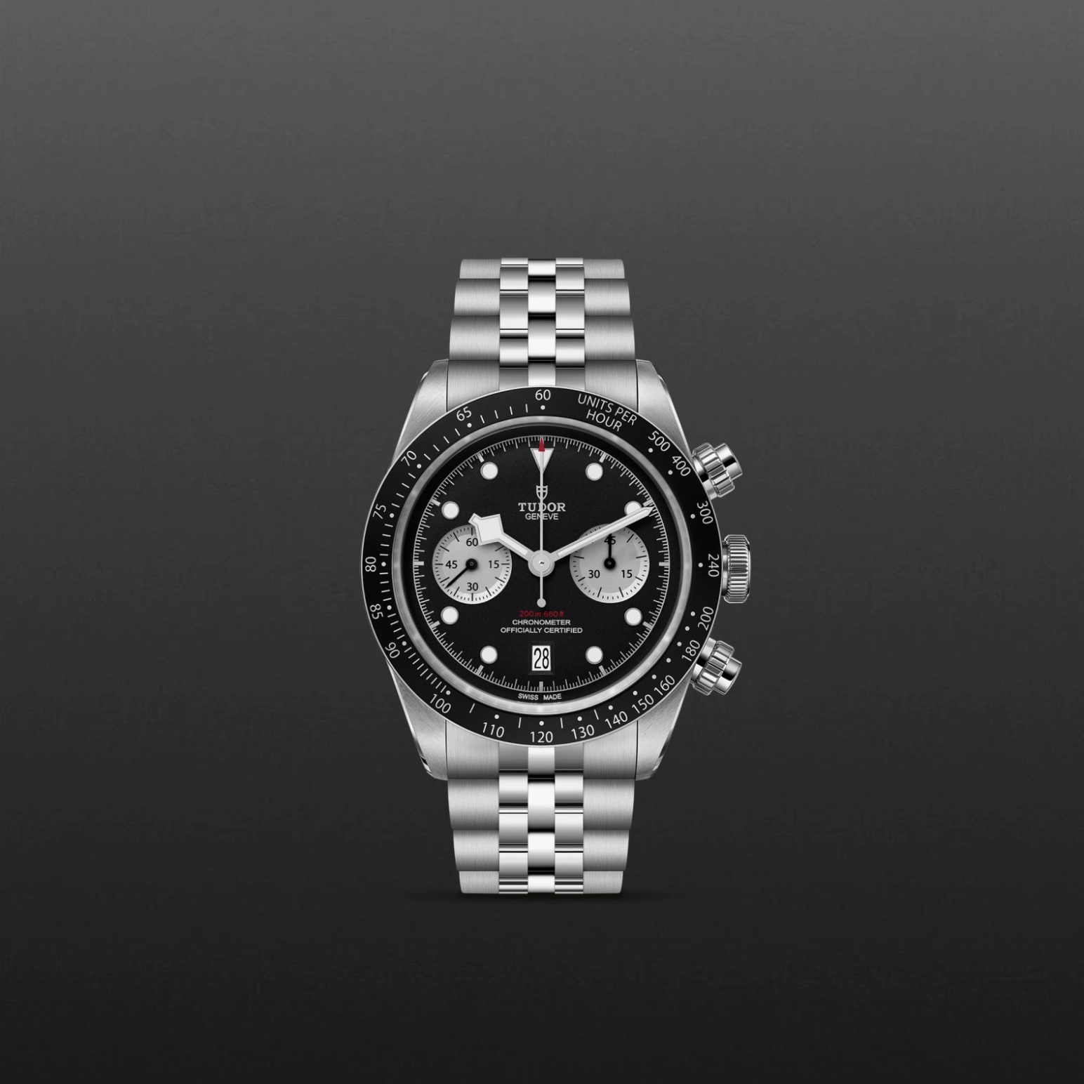 TUDORBlack Bay ChronoBlack Bay Chrono41mm stainless steel case with polished and satin-brushed finishes - M79360N-0013 at Cortina Watch Singapore