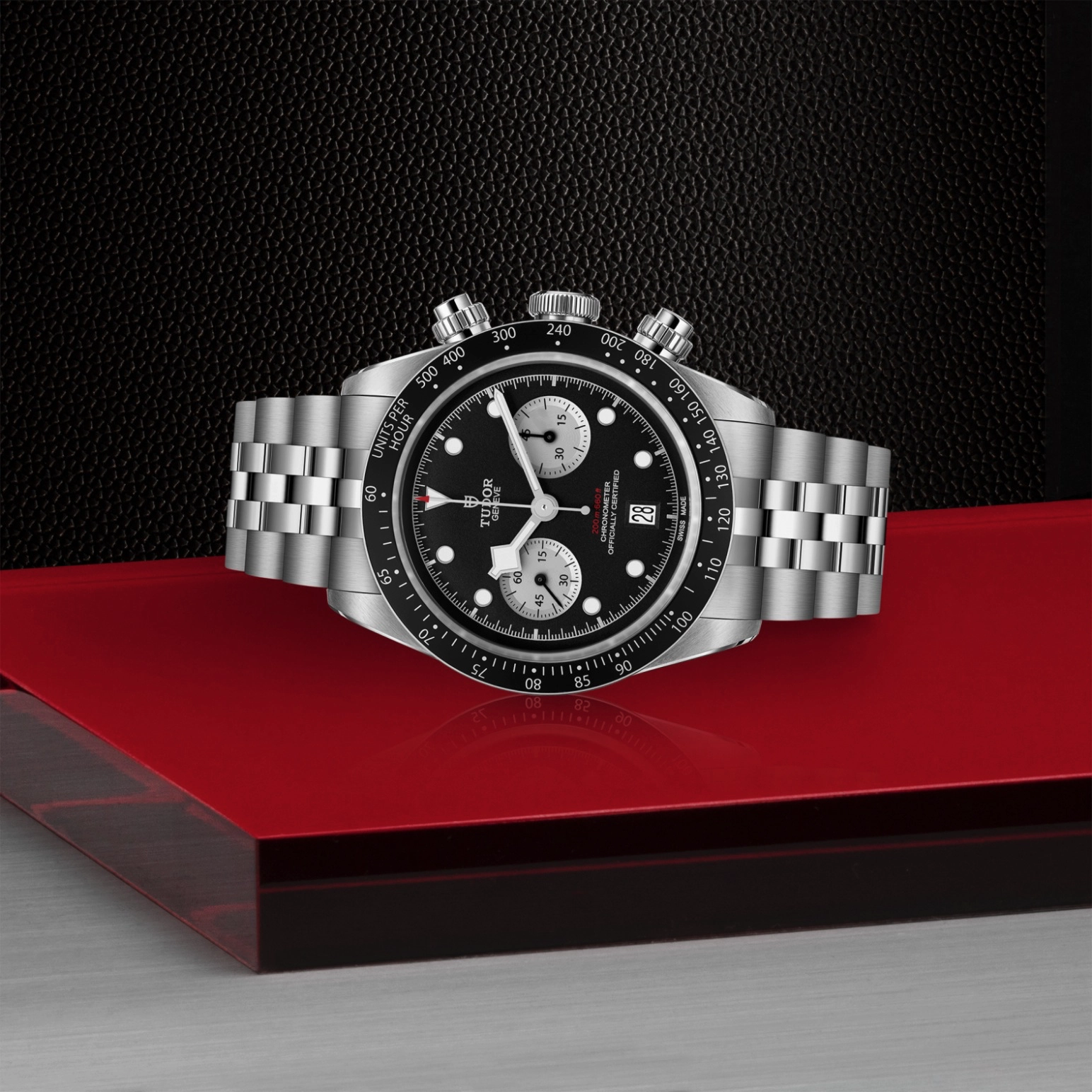 TUDORBlack Bay ChronoBlack Bay Chrono41mm stainless steel case with polished and satin-brushed finishes - M79360N-0013 at Cortina Watch Singapore