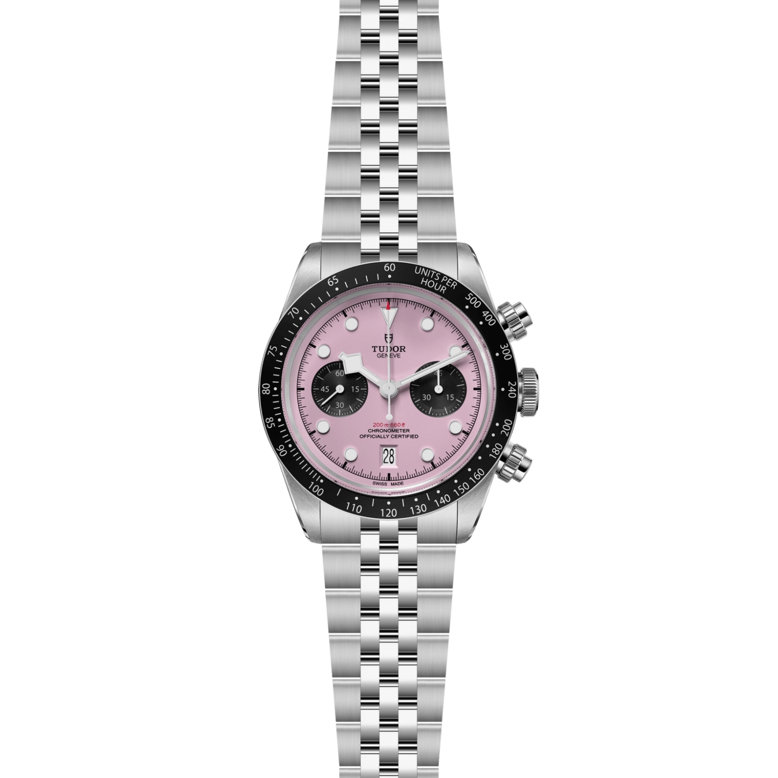 TUDOR碧湾计时型Daring Watches磨光及磨砂不锈钢表壳，直径41毫米 - M79360N-0019 at Cortina Watch Singapore