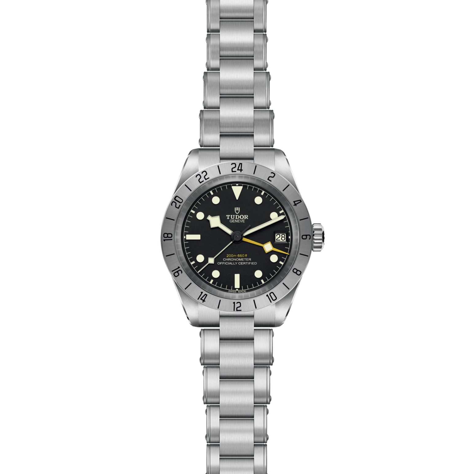 TUDOR碧湾专业型Black Bay Pro磨光及磨砂钢表壳，直径39毫米 - M79470-0001 at Cortina Watch Singapore
