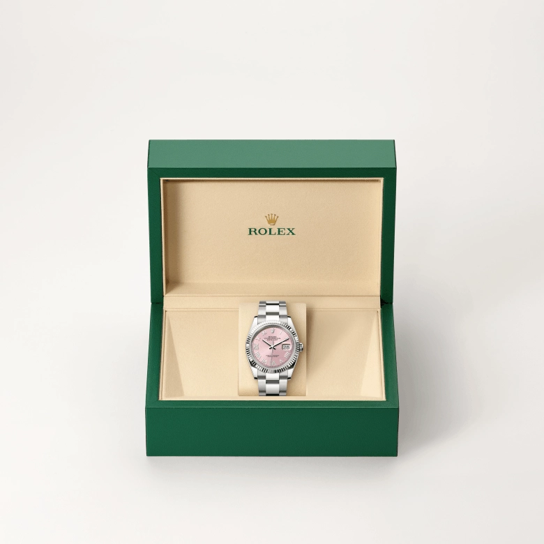 Rolex Datejust in White Rolesor - combination of Oystersteel and white gold, M126234-0066 - Cortina Watch Singapore