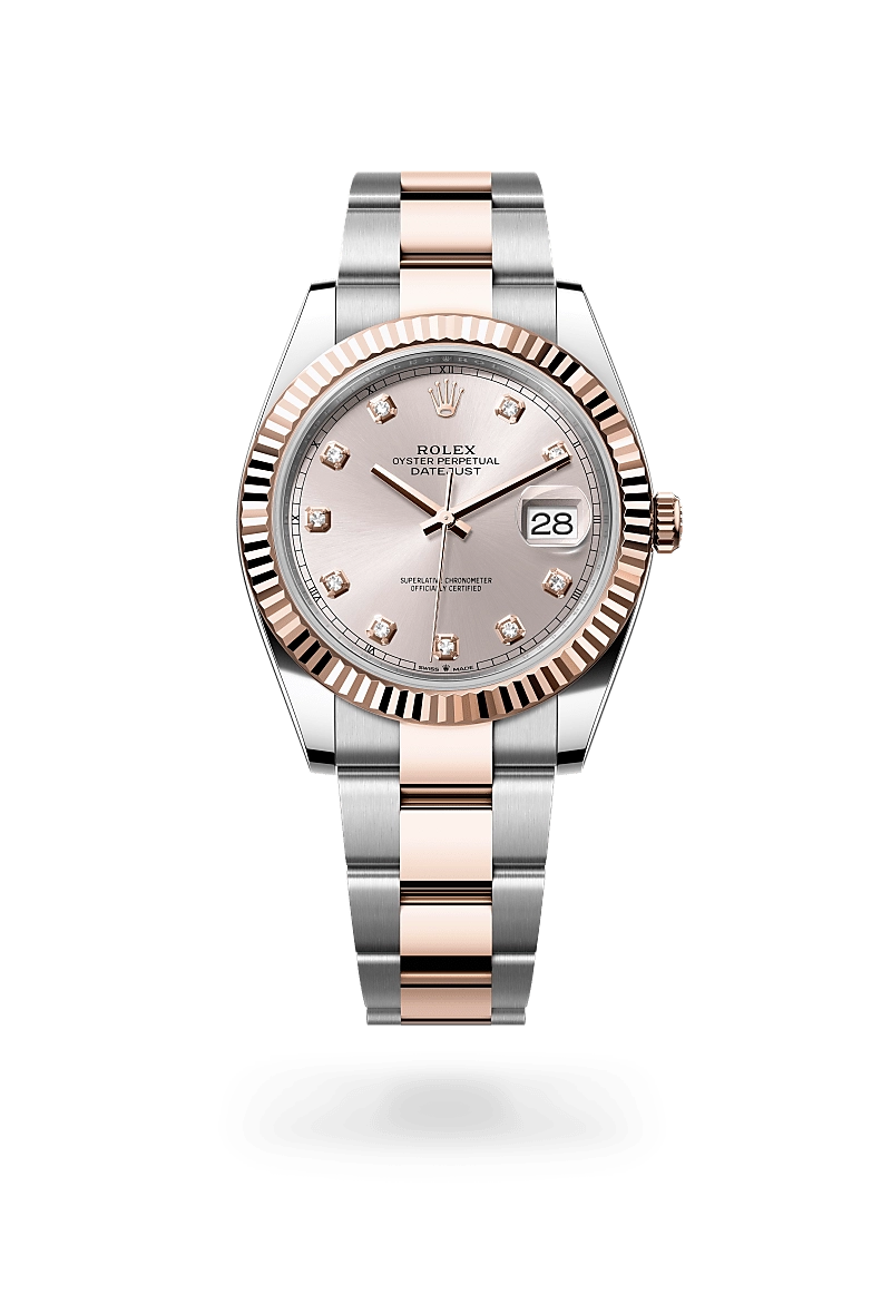 Rolex Datejust in Everose Rolesor - combination of Oystersteel and Everose gold, M126331-0007 - Cortina Watch Singapore