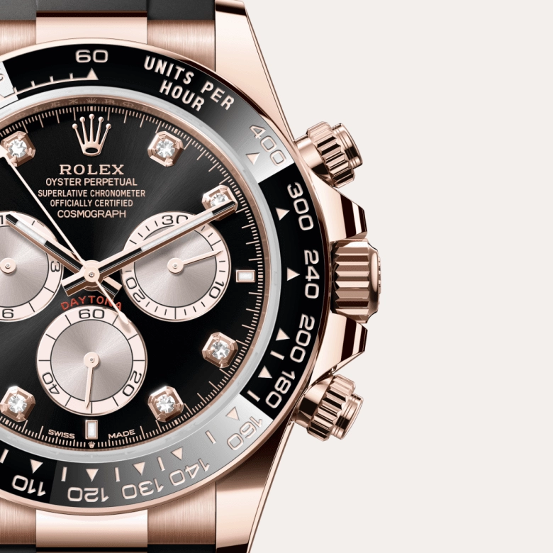 Rolex Cosmograph Daytona in 18 ct Everose gold, M126515LN-0004 - Cortina Watch Singapore