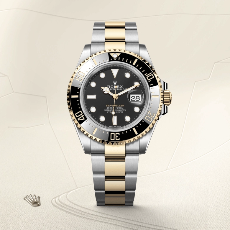 Rolex Sea-Dweller in Yellow Rolesor - combination of Oystersteel and yellow gold, M126603-0001 - Cortina Watch Singapore
