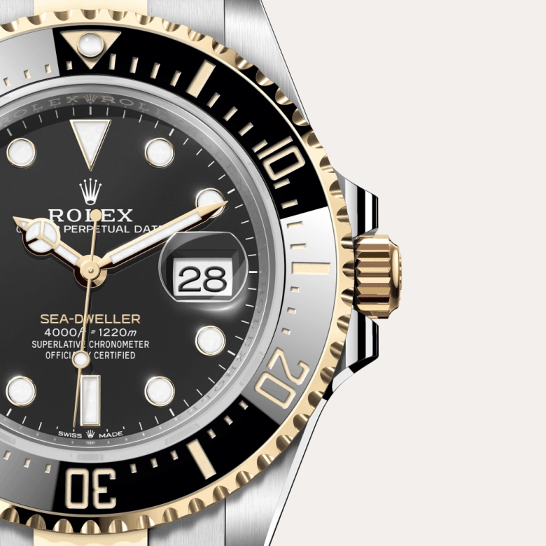 Rolex Sea-Dweller in Yellow Rolesor - combination of Oystersteel and yellow gold, M126603-0001 - Cortina Watch Singapore