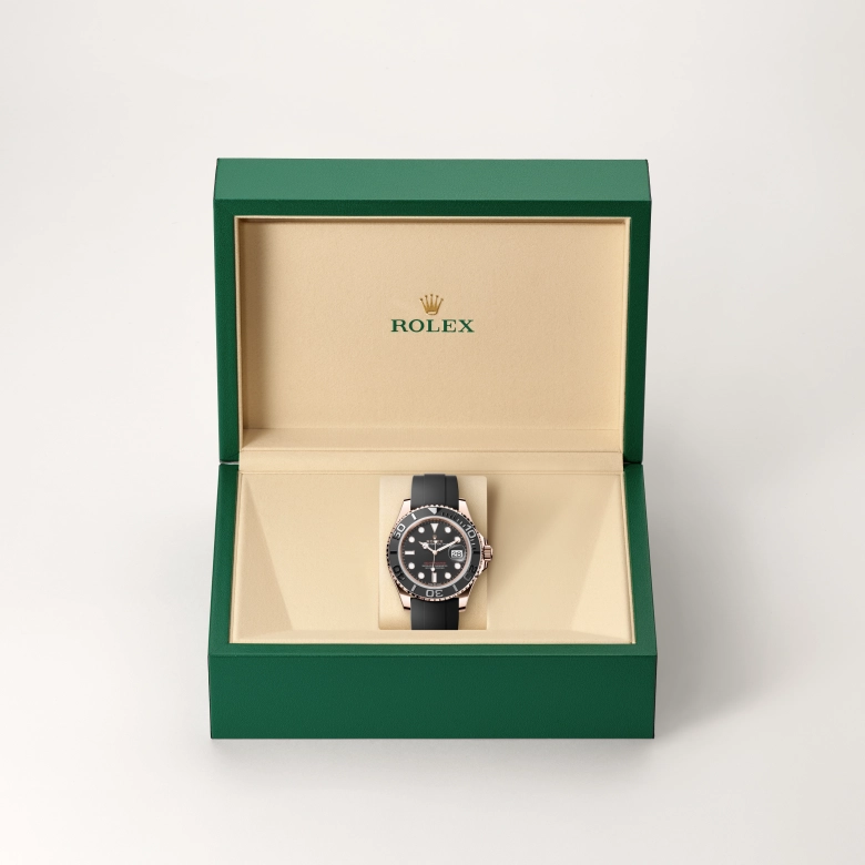 Rolex Yacht-Master in 18 ct Everose gold, M126655-0002 - Cortina Watch Singapore