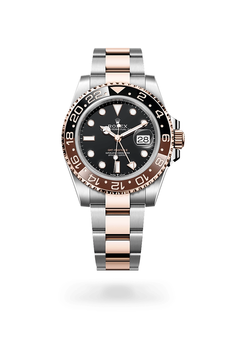Rolex GMT-Master II in Everose Rolesor - combination of Oystersteel and Everose gold, M126711CHNR-0002 - Cortina Watch Singapore
