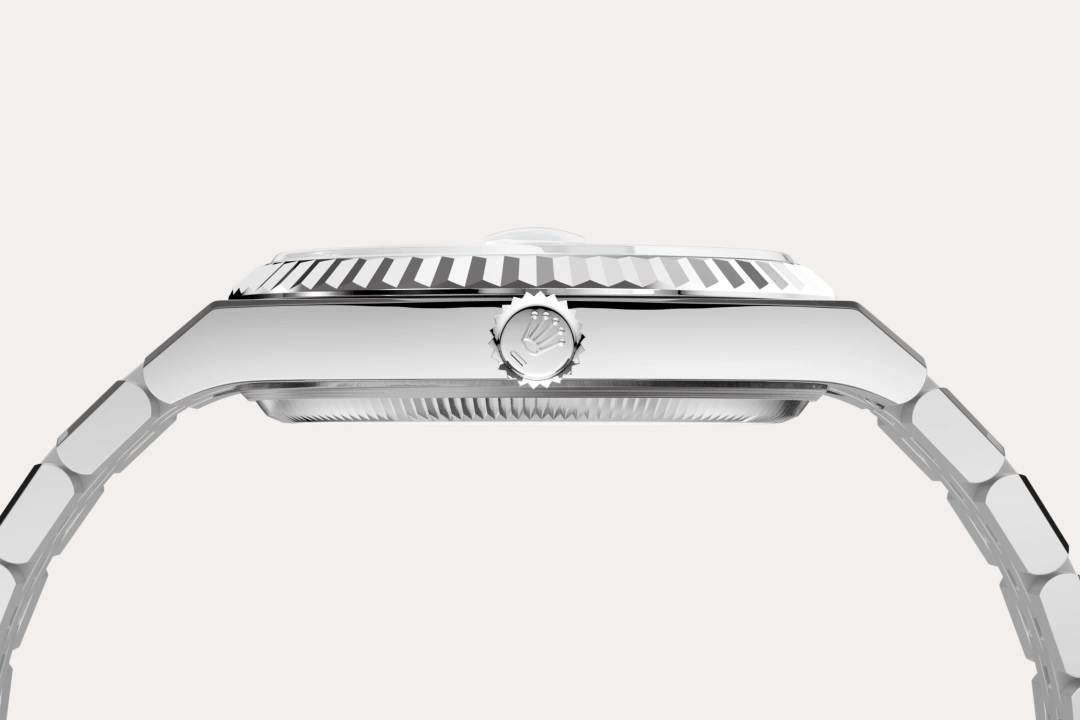 Rolex Land-Dweller in White Rolesor - combination of Oystersteel and white gold, M127234-0001 - Cortina Watch Singapore